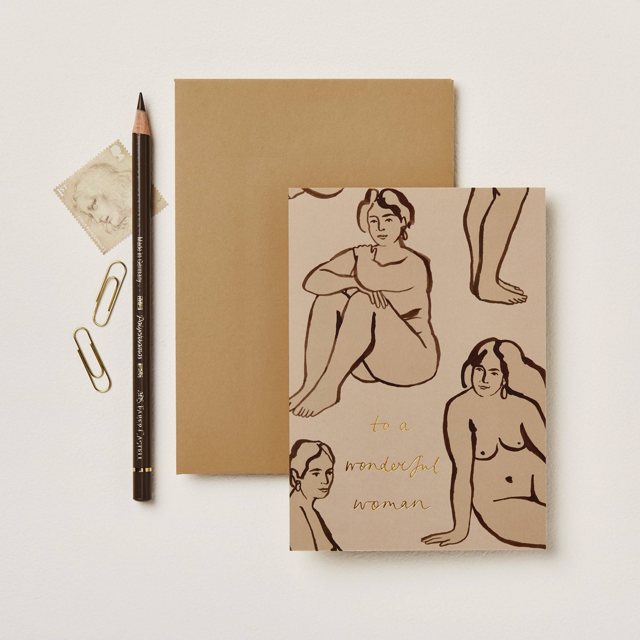 Nudes “To a Wonderful Woman” Card
